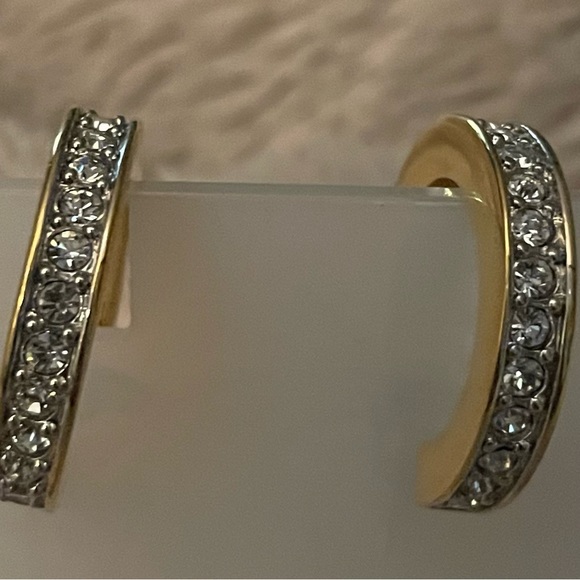 SOLD XXXXXX. Gem huggy CZ earrings - Picture 4 of 5